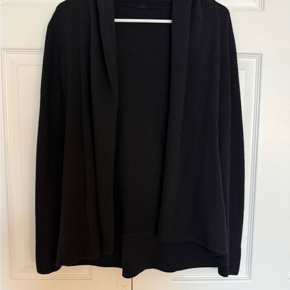 lululemon athletica Black merino wool Women's wrap